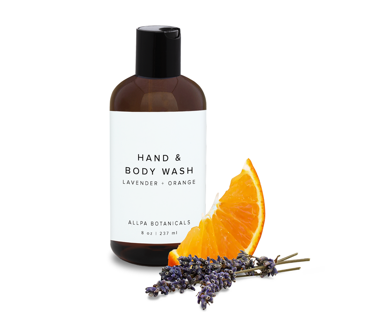 Non-Toxic Lavender+Orange Body Wash | Allpa Botanicals