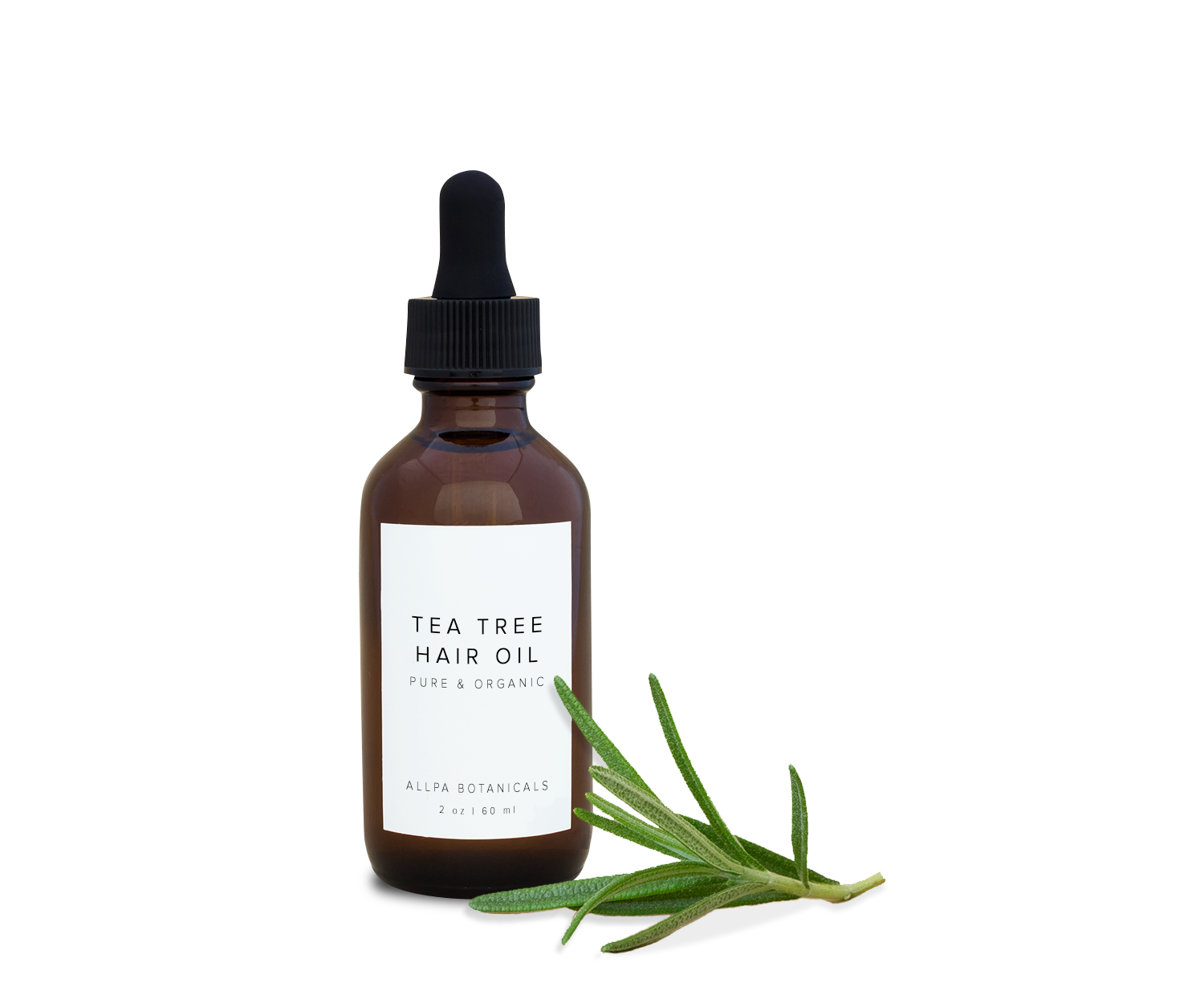 Tea Tree Hair Oil Natural Organic Allpa Botanicals